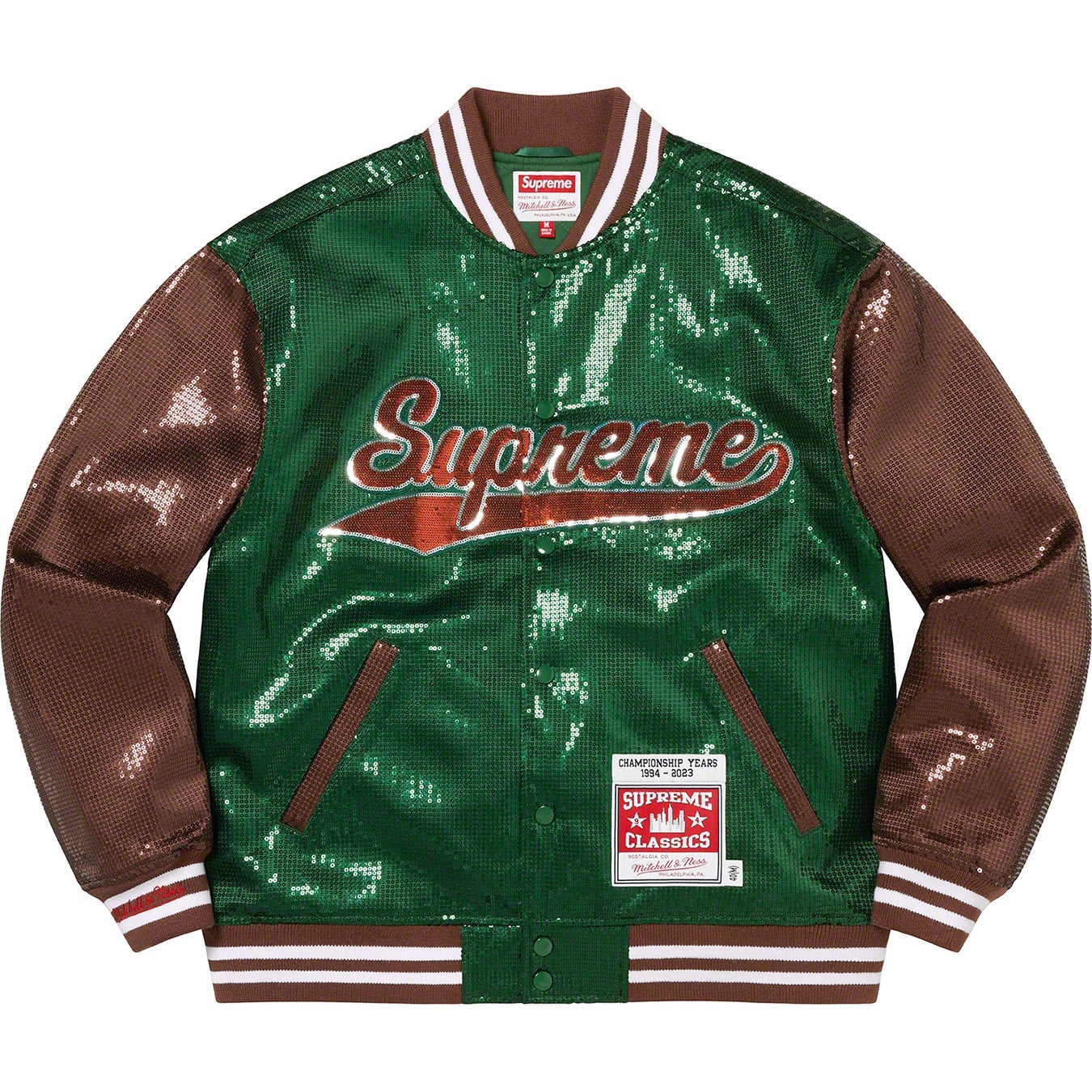 Supreme®/Mitchell & Ness® Sequin Varsity Jacket view 19